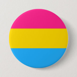Pansexual Pride Flag 7.5 Cm Round Badge