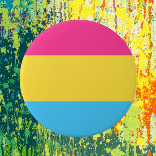 Pansexual Pride Flag 7.5 Cm Round Badge (Creator Uploaded)