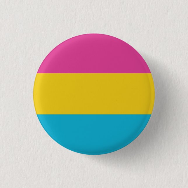 Pansexual Pride Flag Button (Front)