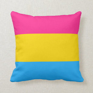 Pansexual Pride flag Cushion