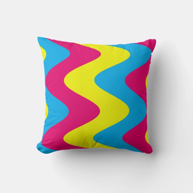 Pansexual Pride Flag Cushion (Front)