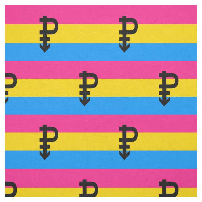 Pansexual Pride Flag Fabric (Swatch)