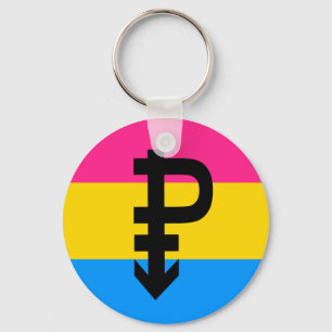 Pansexual Pride Flag Key Ring