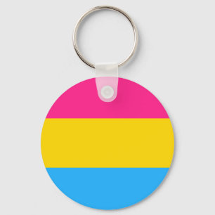 Pansexual Pride Flag Key Ring