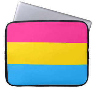 Pansexual Pride Flag Laptop Sleeve