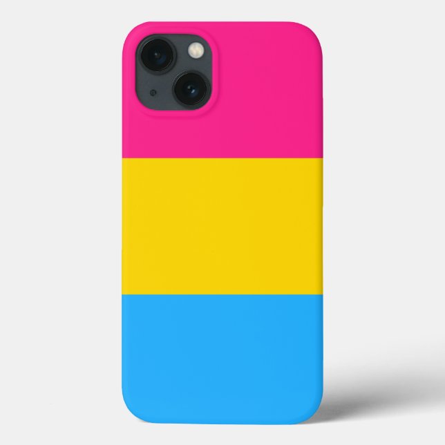 Pansexual Pride Flag LGBTQ Case-Mate iPhone Case (Back)