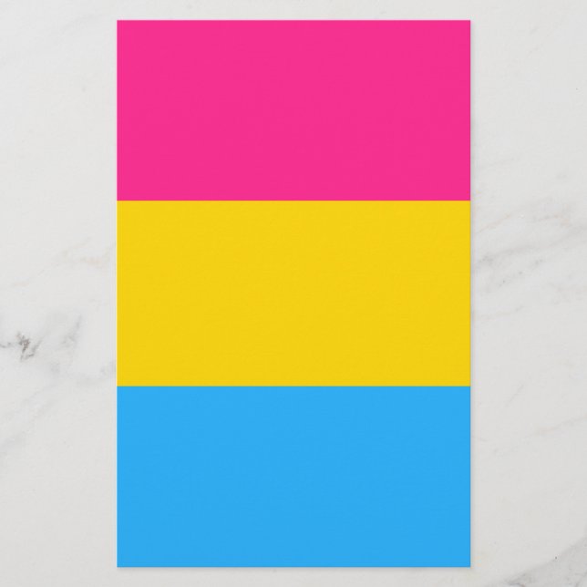 Pansexual Pride Flag LGBTQ Flyer (Front)