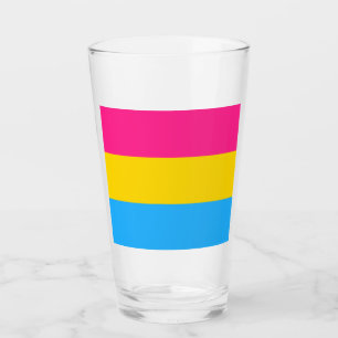 Pansexual Pride Flag LGBTQ Glass