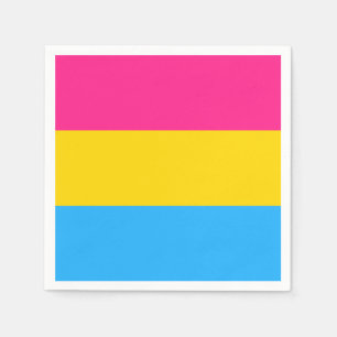 Pansexual Pride Flag LGBTQ Napkin