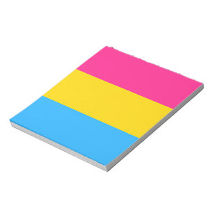 Pansexual Pride Flag LGBTQ Notepad