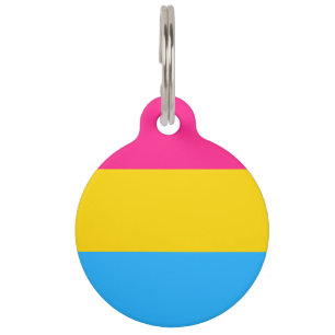 Pansexual Pride Flag LGBTQ Pet Tag