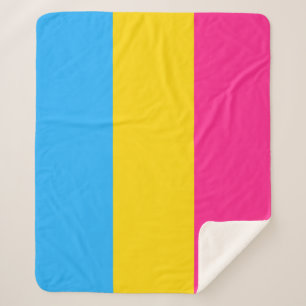 Pansexual Pride Flag LGBTQ Sherpa Blanket