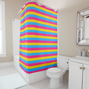 Pansexual Pride Flag LGBTQ Shower Curtain