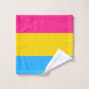 Pansexual Pride Flag Wash Cloth