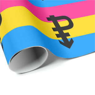Pansexual Pride Flag Wrapping Paper