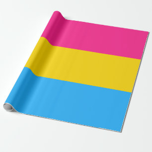 Pansexual Pride Flag Wrapping Paper