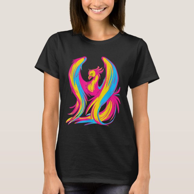 Pansexual Pride Funny Design Colours Of PANSEXUAL T-Shirt (Front)