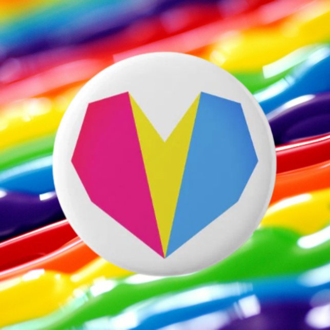 Pansexual Pride Heart Button (Creator Uploaded)