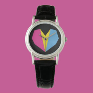 Pansexual Pride Heart Watch