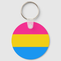 Pansexual Pride keychain