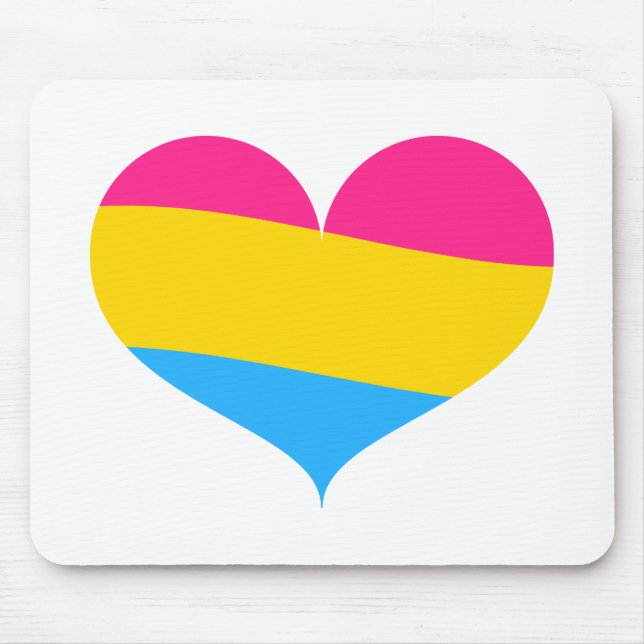 Pansexual Pride Mouse Pad (Front)