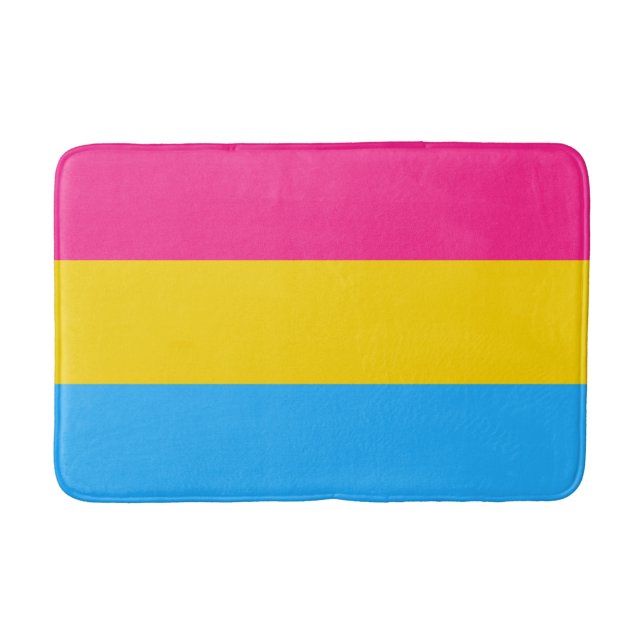 Pansexual Pride (Pan Flag) Bath Mat (Front)