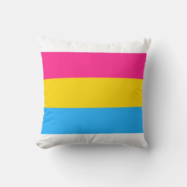 Pansexual Pride (Pan Flag) Cushion (Front)