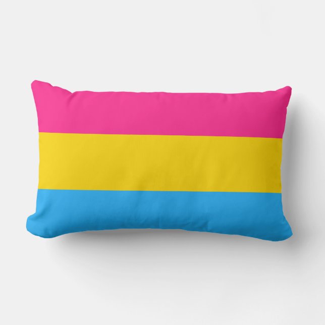 Pansexual Pride (Pan Flag) Lumbar Cushion (Front)