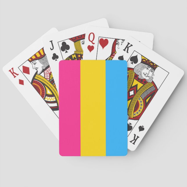 Pansexual Pride (Pan Flag) Playing Cards (Back)