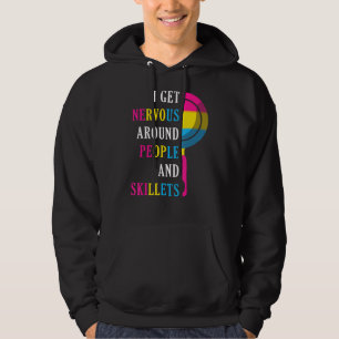 Pansexual Pride Pan Skillet Quote Pansexuality Pan Hoodie