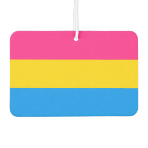 Pansexual Pride Stripes Car Air Freshener