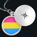 Pansexual Pride Stripes Locket Necklace<br><div class="desc">Pansexual Pride Flags, LGBTQ and Queer Apparel designed by LGBTShirts.com Show your Pansexual Pride, Humour and Style on Queer Gear Including: Pansexual Pride Flags, Pansexual Pride Clothing, Pansexual Pride T-shirts, Pansexual Pride Stickers, Pansexual Pride Mugs, Pansexual Pride Cards, Pansexual Pride and Pansexual Gear Galore! Come Shop All LGBTQ Pride at...</div>