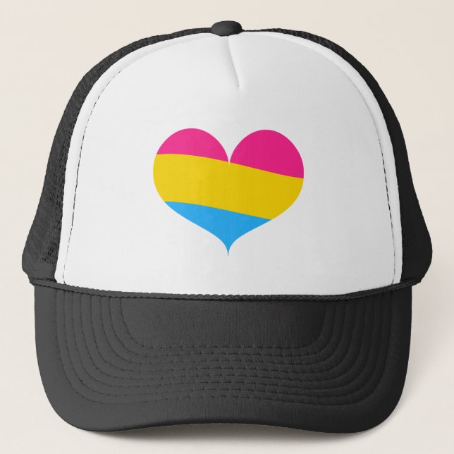 Pansexual Pride Trucker Hat (Front)