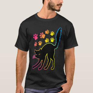 Pansexuality Pride Cute Cat Kitten LGBTQ Pan Panse T-Shirt