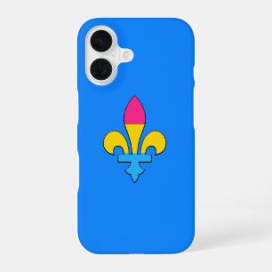 Pansexuality pride fleur-de-lis uncommon iPhone ca 16 Case