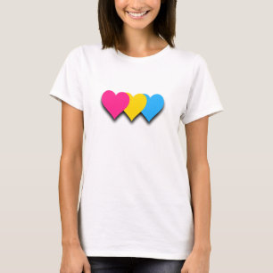 Pansexuality pride hearts Top