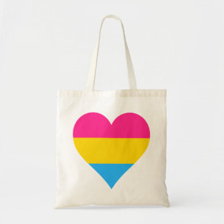 Pansexuality pride hearts Tote Bag