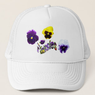 Pansies And Pansies Picture Logo, Trucker Hat