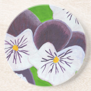 Pansies Coaster
