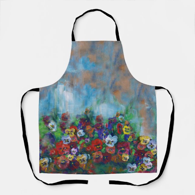 Pansies for you apron (Front)