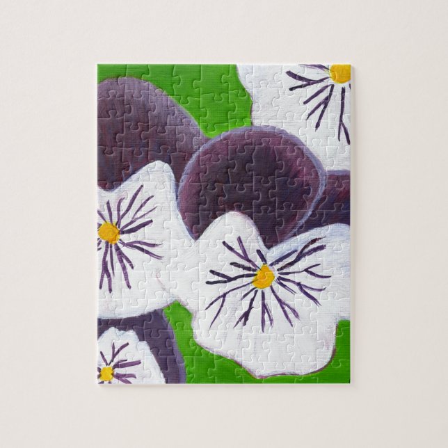 Pansies Jigsaw Puzzle (Vertical)