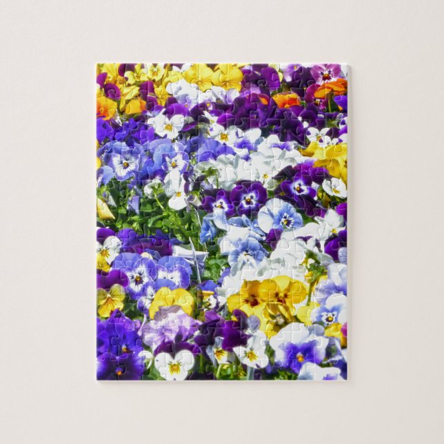 Pansies Jigsaw Puzzle (Vertical)
