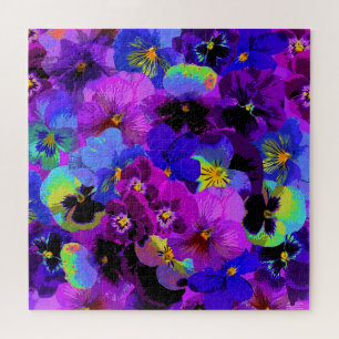 Pansies Jigsaw Puzzle Flowers