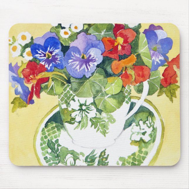 Pansies - nasturtiums 2013 mouse pad (Front)