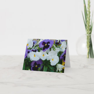 Pansies Note Card