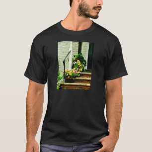 Pansies on Steps T-Shirt
