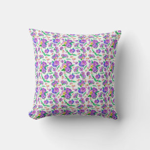 Pansies Pattern  Cushion
