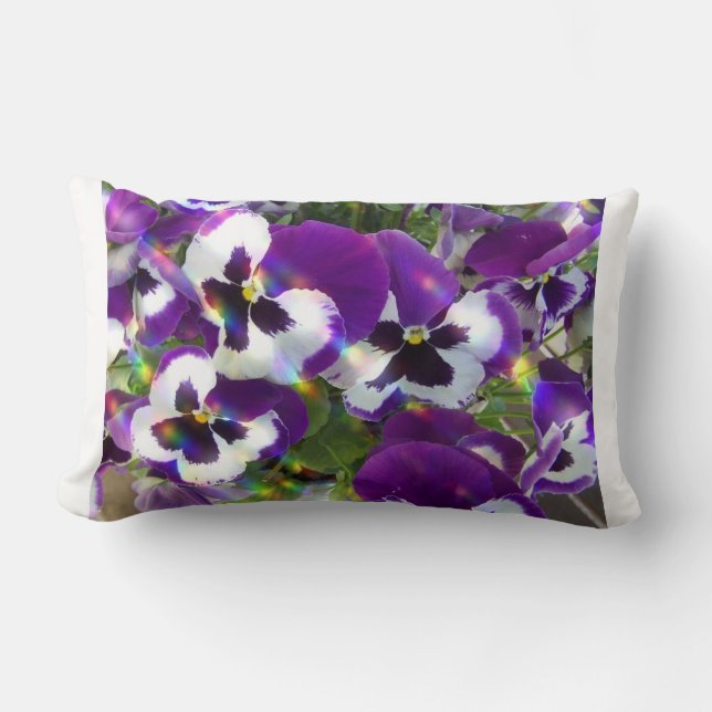 Pansies Pillow (Front)
