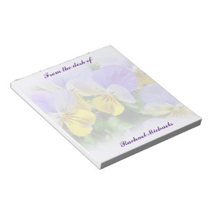 Pansies - Purple and Yellow Notepad
