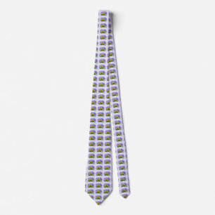 Pansies - Purple and Yellow Tie